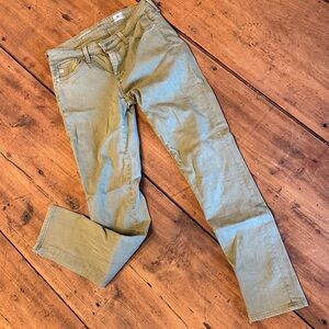 AG Adriano Goldschmied Olive Skinny 26R Pants